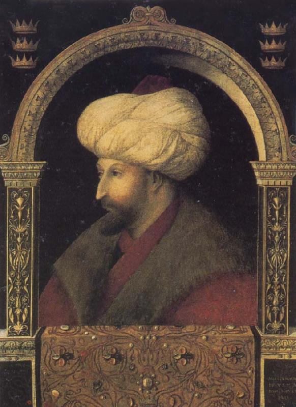 Gentile Bellini Portrait of the Ottoman sultan Mehmed the Conqueror